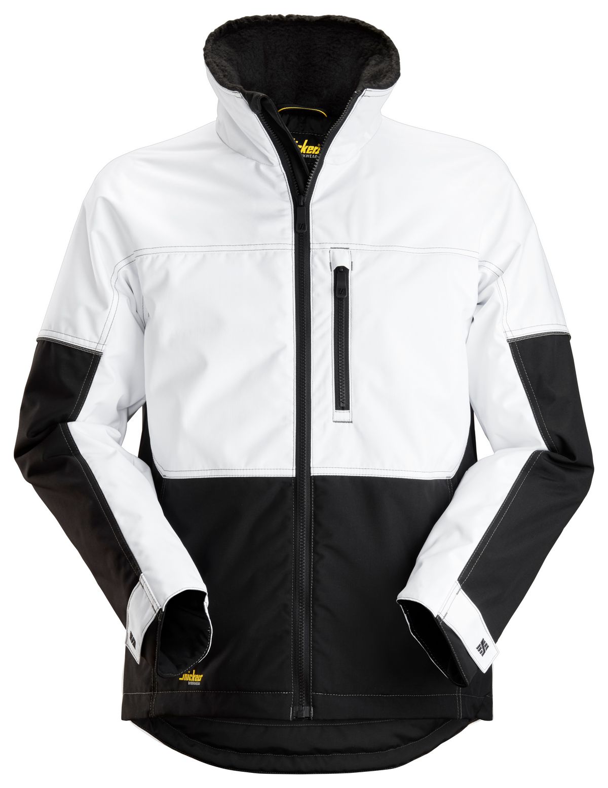 Snickers AllroundWork Winter Arbeitsjacke Weiß-Schwarz - Herren / Unisex