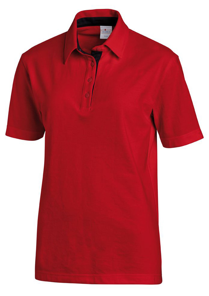Leiber Polo-Shirt 08/2637/0210 Rot/Schwarz - Herren / Unisex