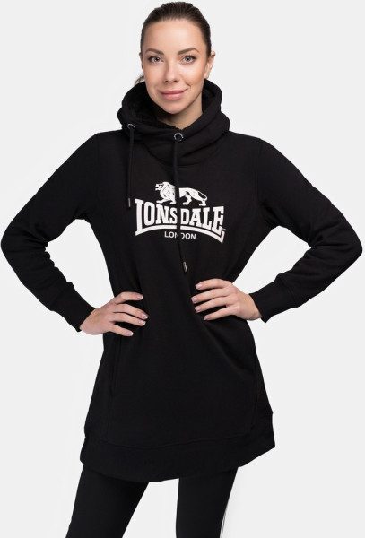 Lonsdale Damen Hoodie Pitlessie Sweatkleid mit Kapuze