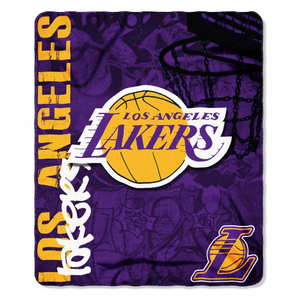 Los Angeles Lakers Fleece Decke Basketball