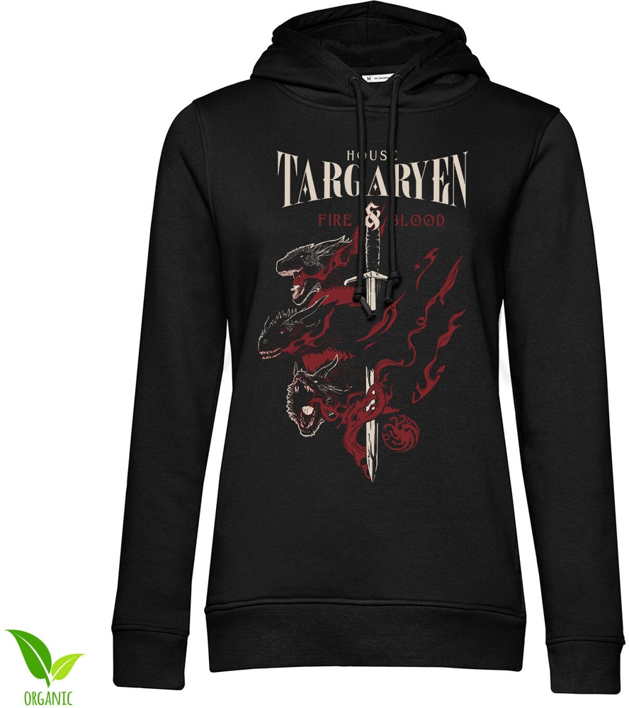Game of Thrones Hoodie House Targaryen Girls Hoodie WB-57-GOT004-H38-4 - Herren / Unisex