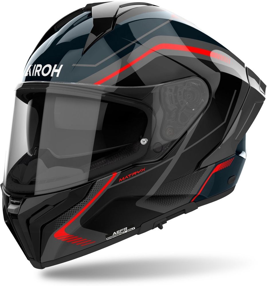 Airoh Integralhelm Helmet Matryx Wide Rot Gloss 57-25028 - Herren / Unisex