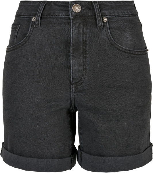 Urban Classics Damen Ladies Organic Stretch Denim 5 Pocket Black Washed