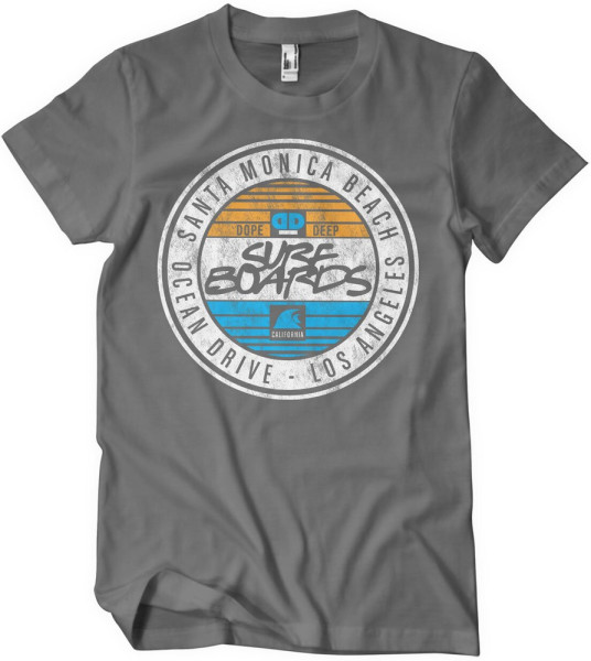 Dope & Deep Ocean Drive T-Shirt Dark-Grey