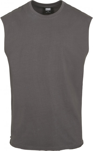 Urban Classics Tanktop Open Edge Sleeveless Tee Darkshadow