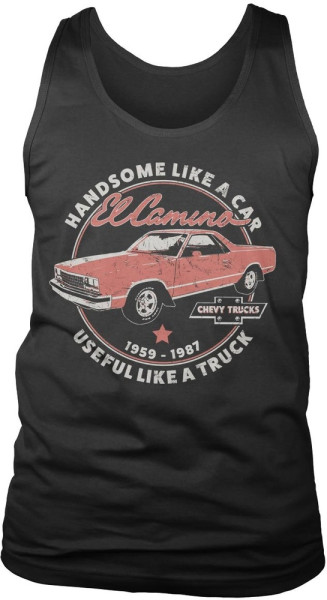 El Camino Tank Top Handsome Like A Car Tank Top GM-7-ELCA002-H61-6