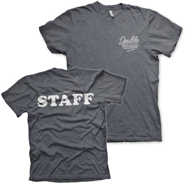 Road House Double Deuce STAFF T-Shirt Dark-Heather