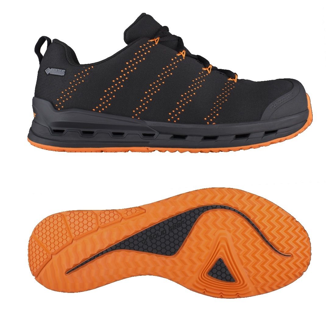 Solid Gear One Surround Sicherheitsschuhe GTX, EN 20345 S3 WR HRO SRC, metallfrei Schwarz - Herren / Unisex
