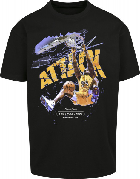 Mister Tee T-Shirt Attack Player Oversize Tee Black