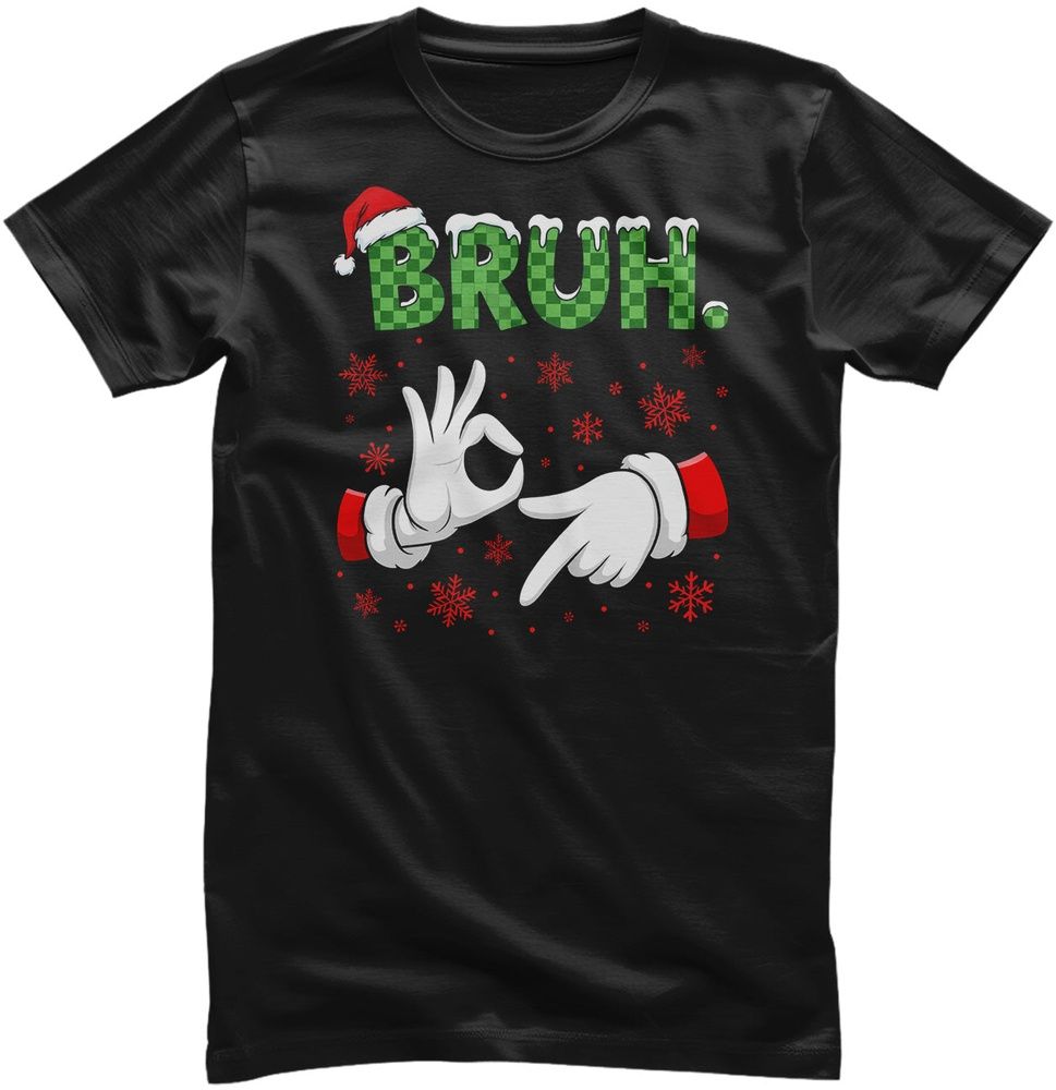 Hybris T-Shirt Christmas Six Seven Bruh SH-1-16144 - Herren / Unisex