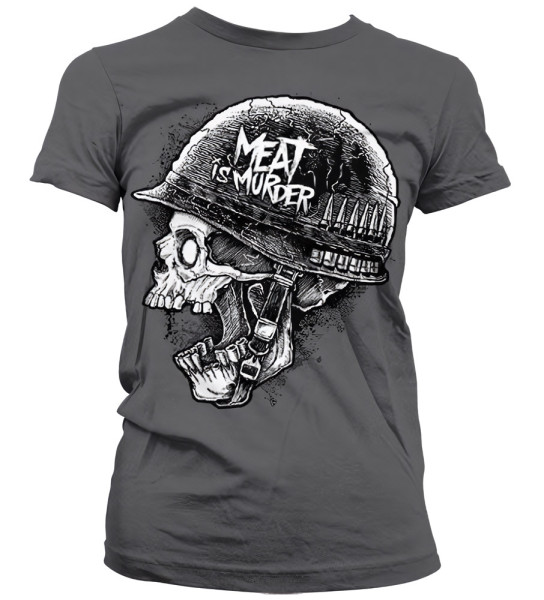 Hybris Damen Meat Is Murder Girly T-Shirt SH-5-15747-H52-8