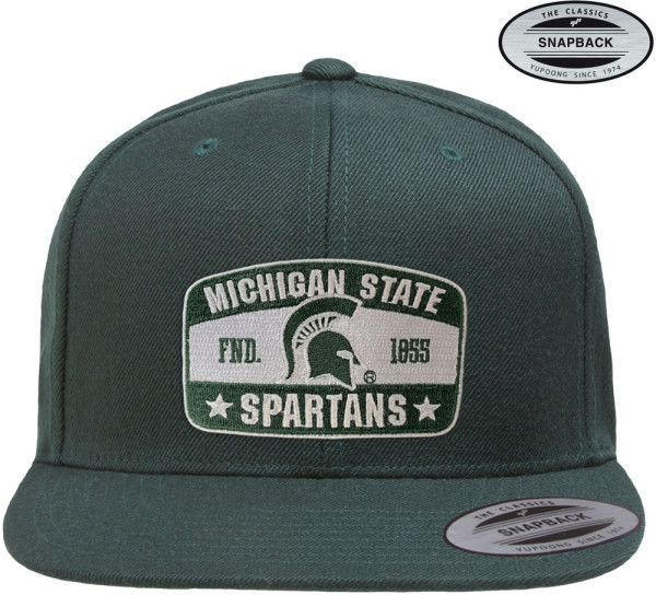 Michigan State Spartans Premium Snapback Cap Olive