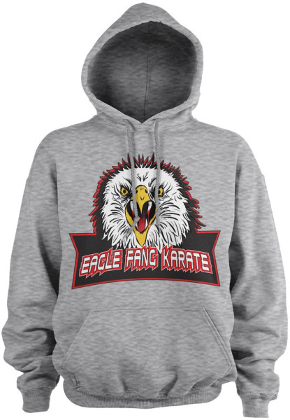 Cobra Kai Eagle Fang Karate Hoodie Heather-Grey