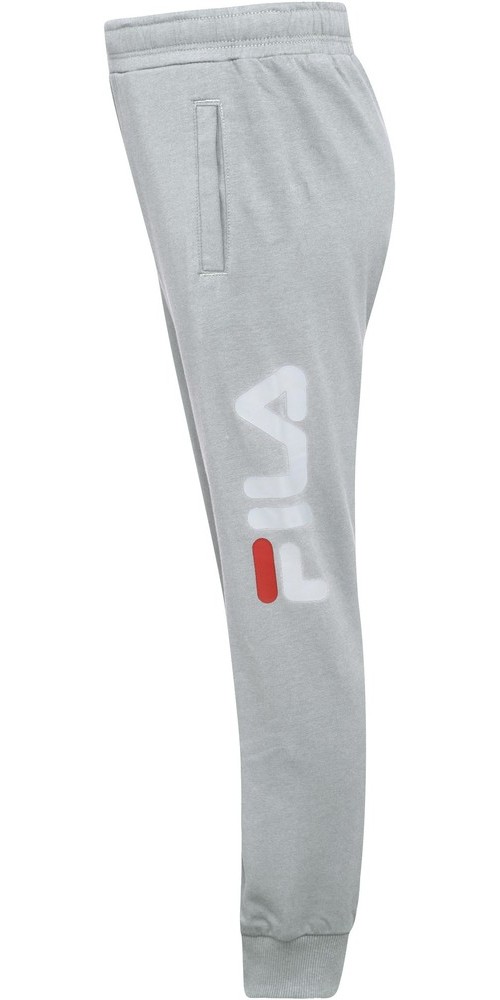 Fila Kinder Unisex Long Pants Balboa Classic Logo Sweat Pants Light Grey Melange All Products kustom kult