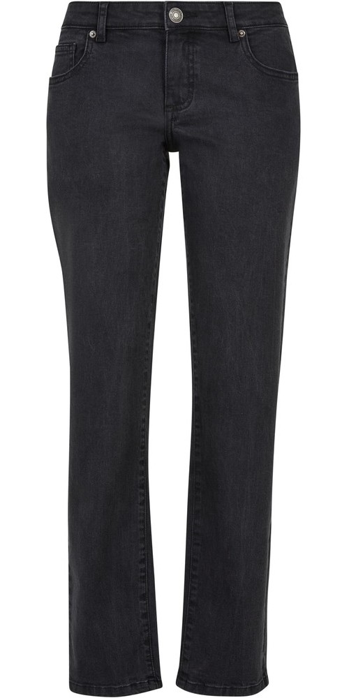Urban Classics Damen Jeans Ladies Low Waist Straight Denim Pants - Damen