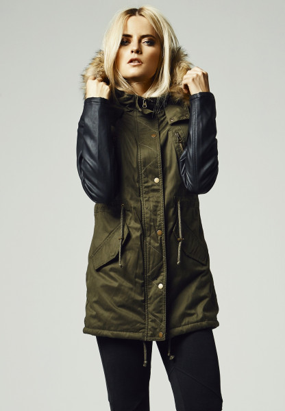 Urban Classics Parka Oliv GrÃ¼n Parka Damen L Urban Classics