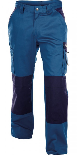 Dassy Zweifarbige Arbeitshose mit Kniepolstertaschen Boston PESCO64 Kornblau/Dunkelblau