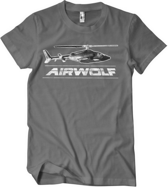 Airwolf T-Shirt Distressed T-Shirt UV-1-ARW1002-H71-11