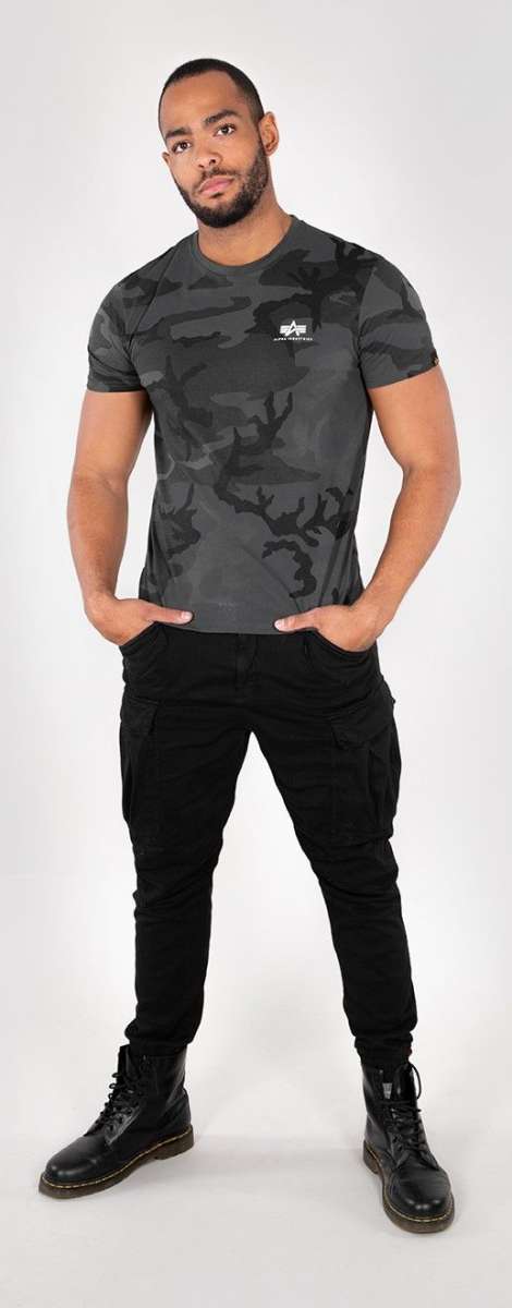 ALPHA INDUSTRIES Camiseta De Manga Corta Con Logotipo De Vinilo