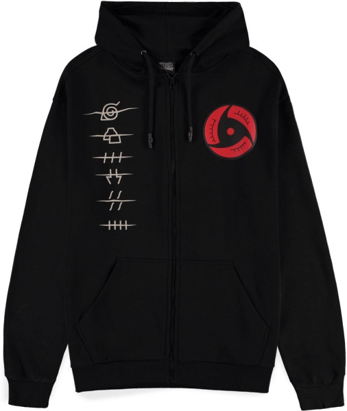 Naruto Shippuden - Akatsuki Symbols Men's Zipper Hoodie