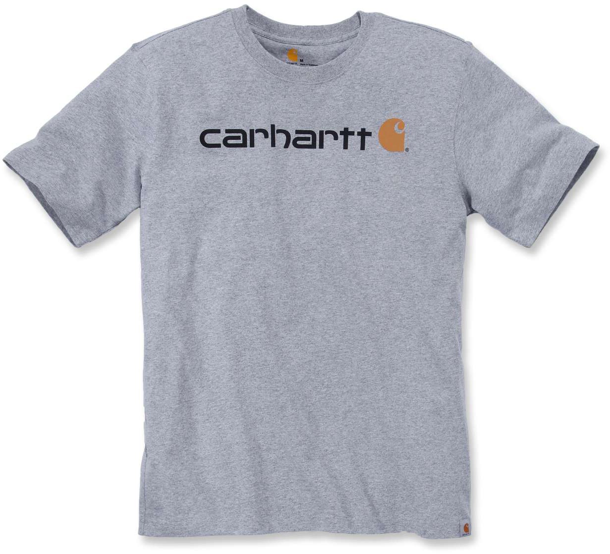 Carhartt Herren T-Shirt Core Logo T-Shirt S/S Heather Grau - Herren / Unisex
