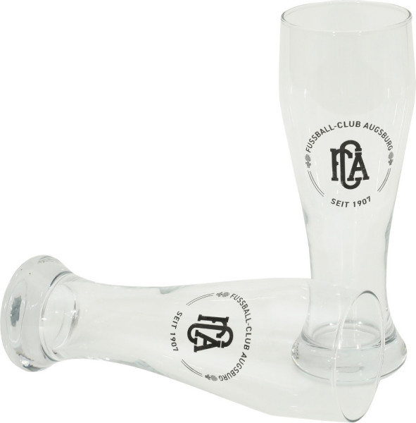 FC Augsburg Weizenbierglas 2er Set 3023416-0,5l