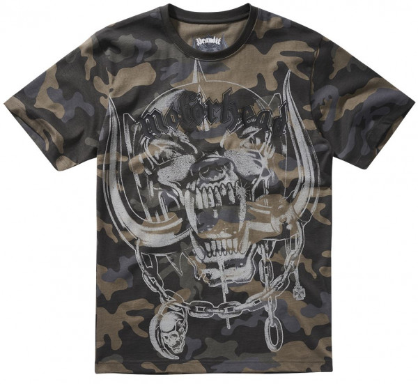 Brandit Motörhead T-Shirt Warpig Print Darkcamo