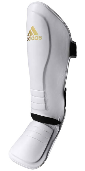 adidas Speed Thai Shin-n-Step Schienbeinschoner White/Gold