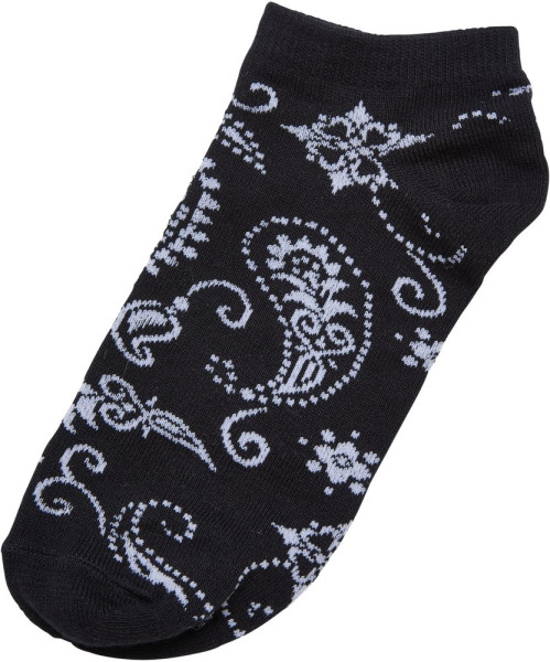 Urban Classics Bandana Pattern No Show Socks 5-Pack