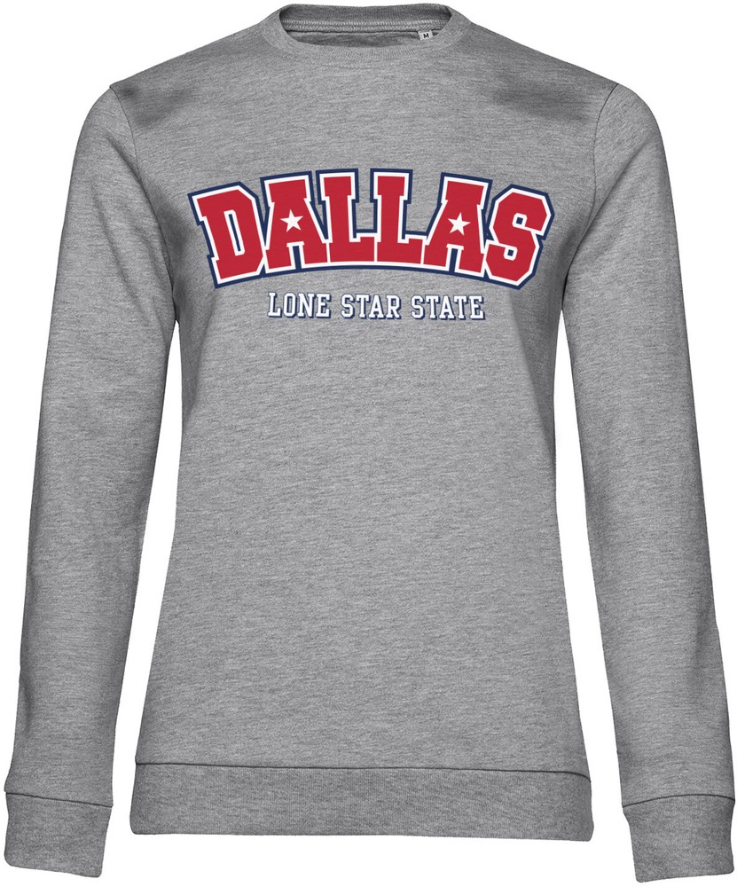 Hybris Dallas Girly Sweatshirt Damen Heather-Grau - Damen
