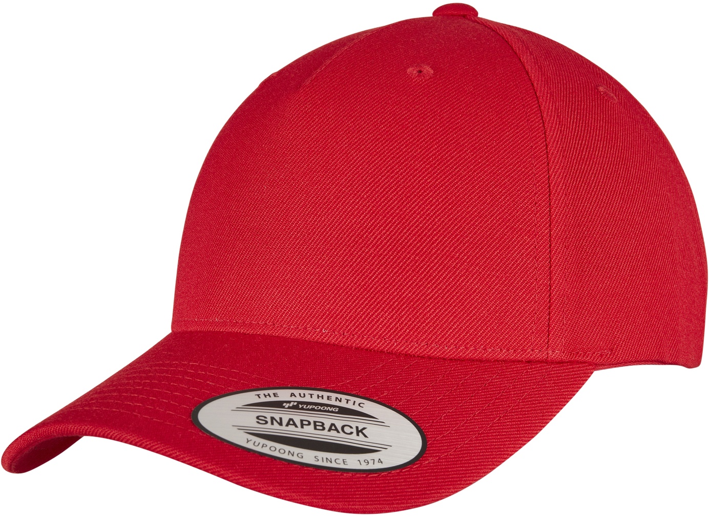 Flexfit Cap YP CLASSICS 5-PANEL PREMIUM CURVED VISOR SNAPBACK CAP Rot - Herren / Unisex