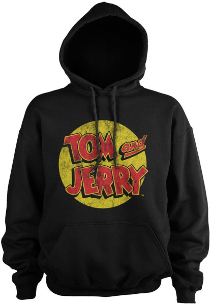Tom & Jerry Washed Logo Big Tall Hoodie WB-3-TJ002-H60-9