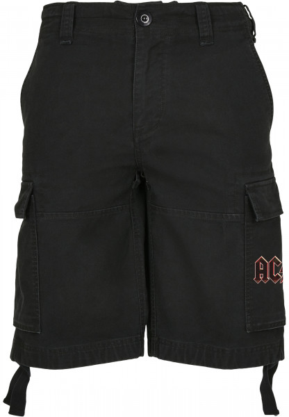 Merchcode ACDC Logo Vintage Shorts black