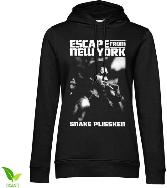 Escape from New York Smoking Snake Girls Damen Hoodie Black