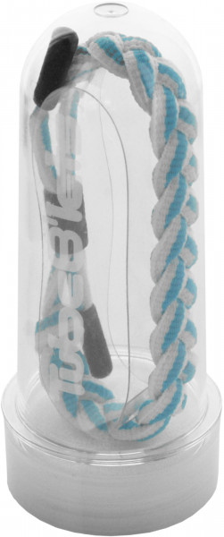 Tubelaces Bracelet TubeBlet White/Neonblue