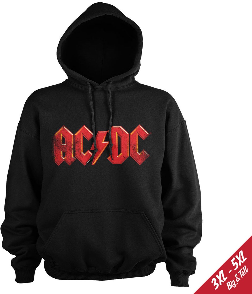 AC/DC Distressed Logo Hoodie PS-3-ACDC013-H86-3 - Herren / Unisex