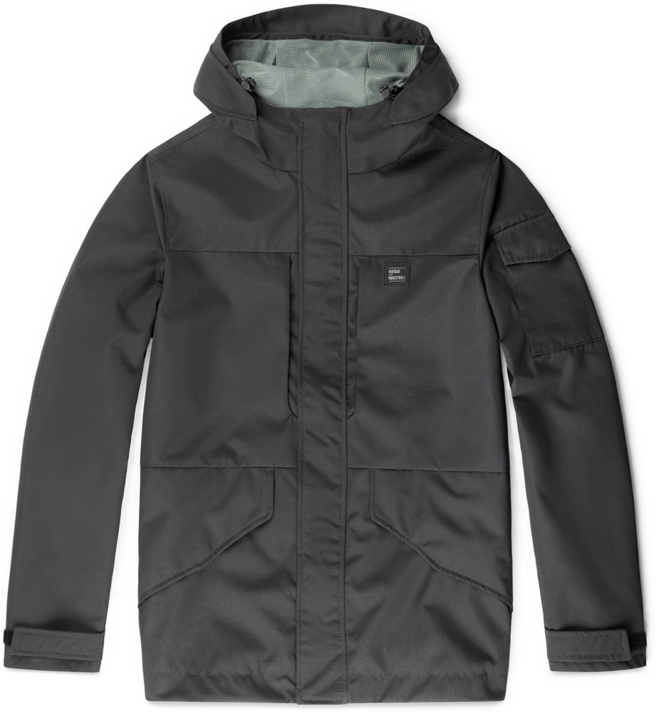 Vintage Industries Militär-Jacke Caldwell Jacke Schwarz - Herren / Unisex