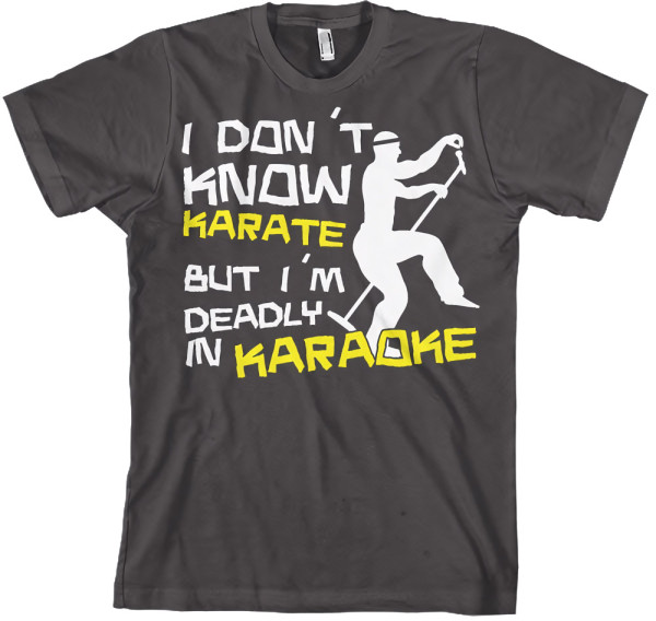 Tokigt I'm Deadly In Karaoke T-Shirt SH-1-15309-H8-14