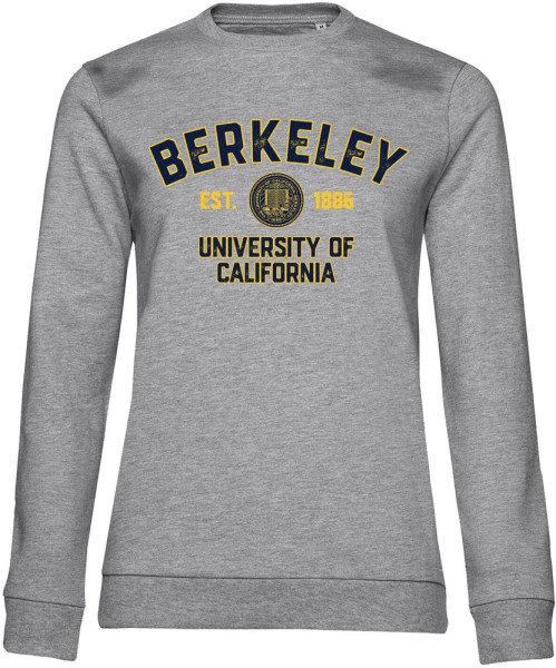 Berkeley University of California Est 1886 Girly Sweatshirt Damen Heather-Grey