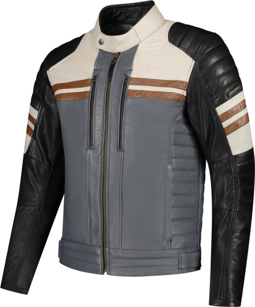 Rusty Stitches Motorrad Jacke Steve 68205