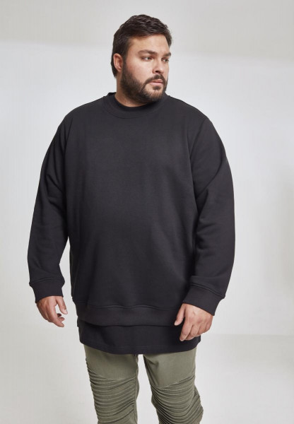 Urban Classics Pullover Basic Terry Crew Black