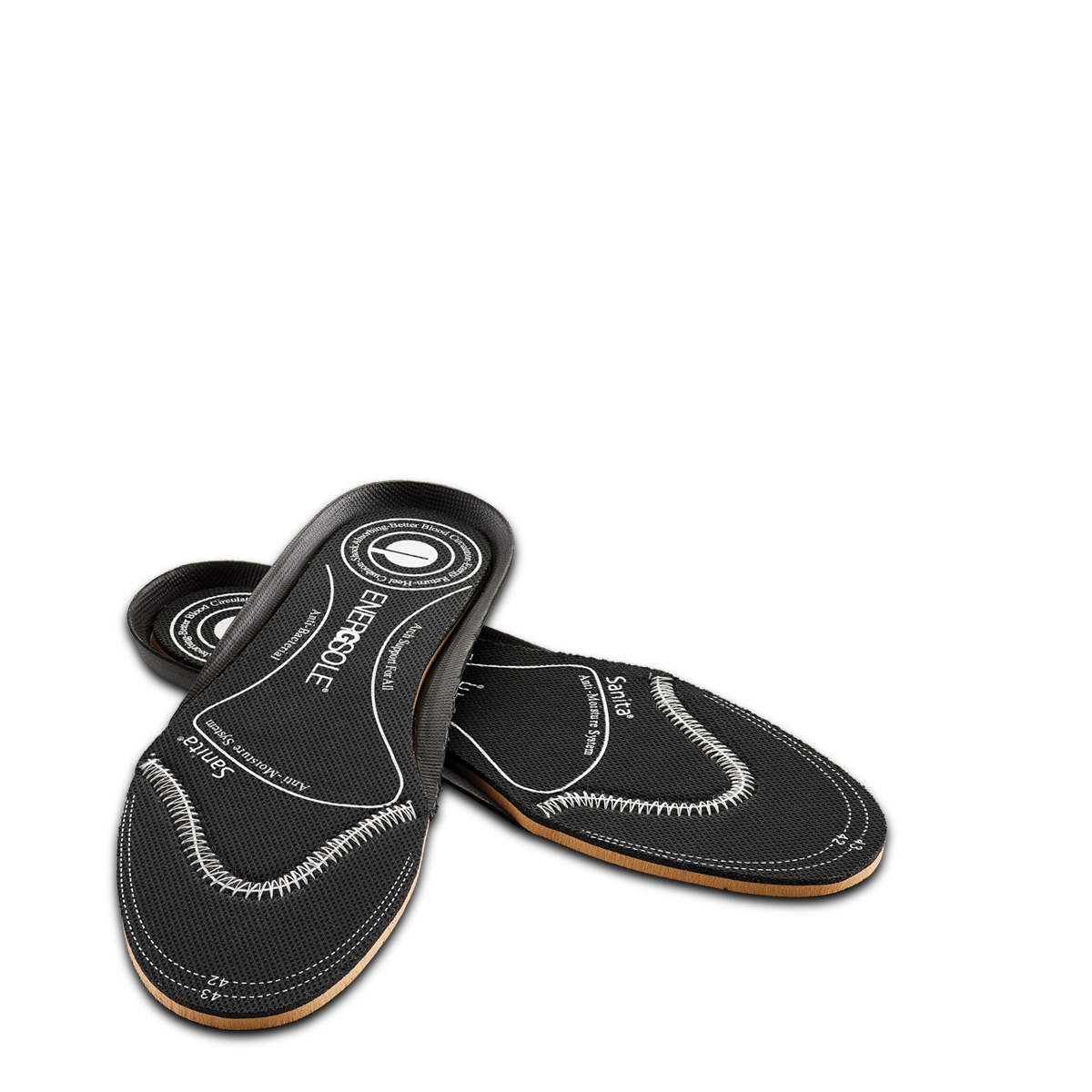 Sanita Herren Innensohle Energ Sole Support Schwarz - Herren / Unisex