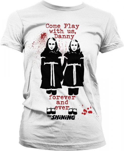 The Shining Come Play Girly Tee Damen T-Shirt White
