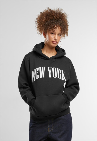 Mister Tee Damen New York Ladies Fluffy Hoody MST239