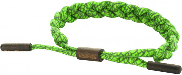 Tubelaces Bracelet TubeBlet Elephant Grey/Neongreen