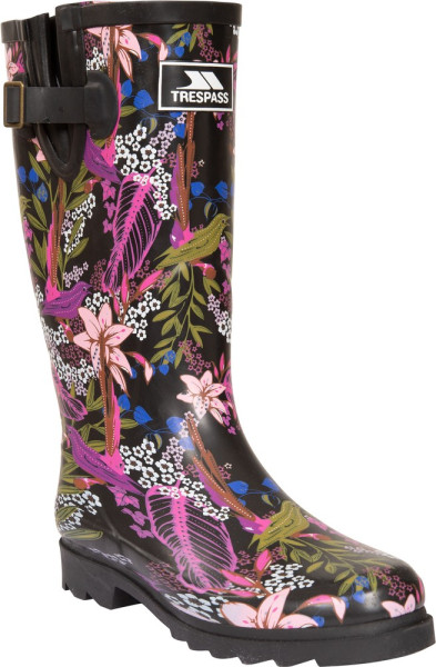 Trespass Damen Gummistiefel Elena - Female Welly Tropical Floral Print