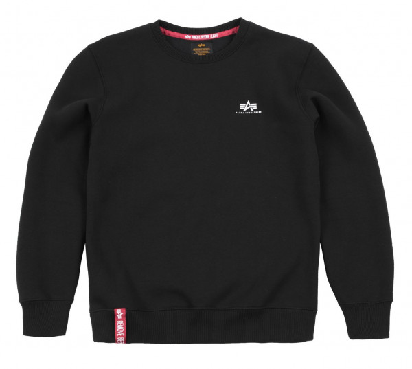 Alpha Industries Basic Sweater Small Logo Hoodies / Sweatshirts Black