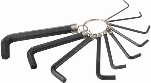 Task Schraubendreher / Sechskantschlüssel Sechskantschlüssel, 10-tlg. Satz 1,5–10 mm (10-tlg).