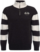 King Kerosin Strickpullover KKI14010 Schwarz