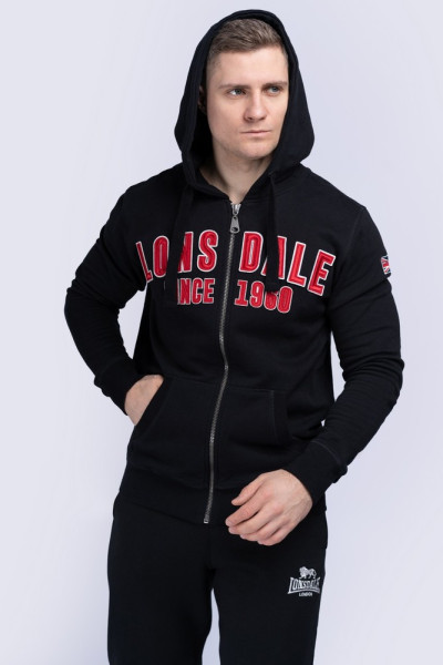 Lonsdale Paignton Kapuzensweatjacke mit Reißverschluss normale Passform